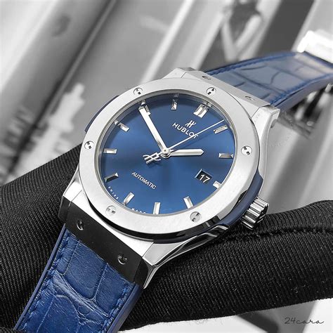 hublot classic fusion blue replica|hublot classic fusion titanium 42mm.